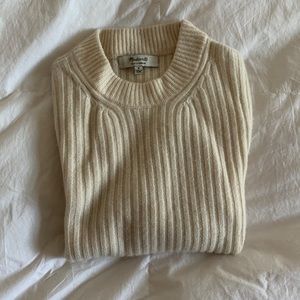 Madewell knit Cashmere Top size M